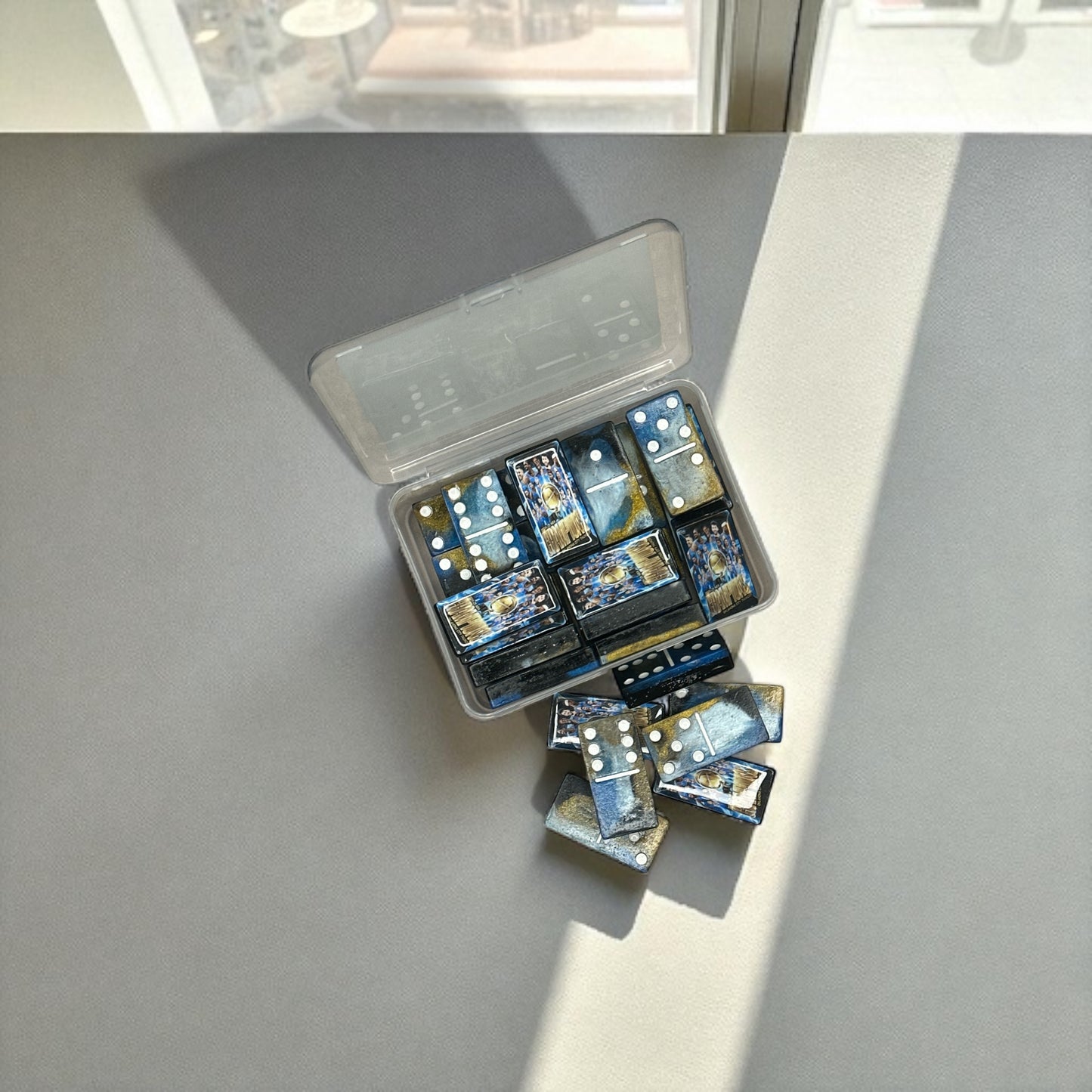 Weighted Professional-Size Custom Domino Set
